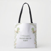 Vorreiter-Pickleball-Garten-Junggesellinnenabschie Tasche (Vorderseite)