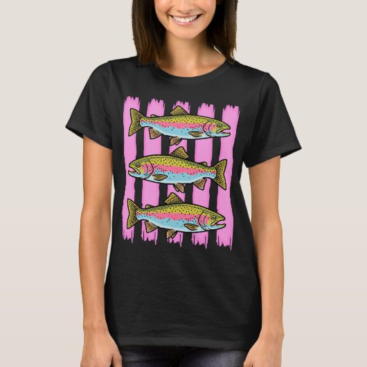 Vorreiter Regenbogenforelle T-Shirt (Vorderseite)