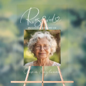 Vorreserviertes Sign-Foto für die Gedenkstätte Acrylschild (Neutral)