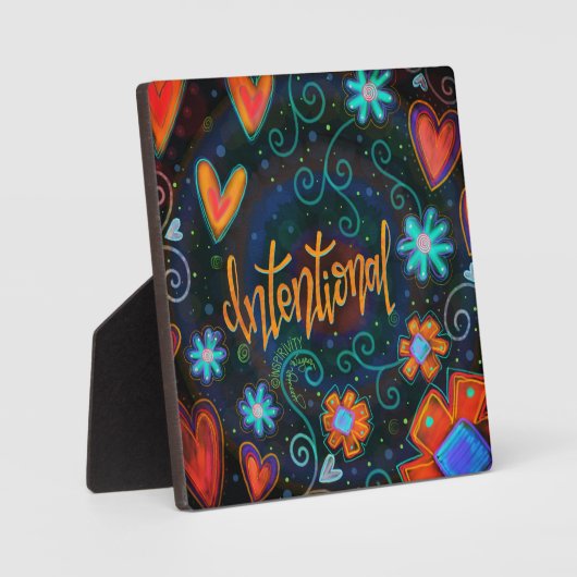 Vorsätzliche Motivierend Hübsche Inspiritivität Fotoplatte (Vorderseite)