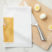 Vorsätzlicher Champagner Frau Küchentücher (Viertel Falte)