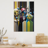 Vorschau in Ponderland Ken Gage Psychedelic Poster (Küche)