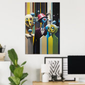 Vorschau in Ponderland Ken Gage Psychedelic Poster (Heimbüro)