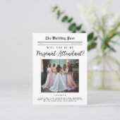 Vorschlag des persönlichen Betreuers, elegante Zei Postkarte (Stehend Vorderseite)