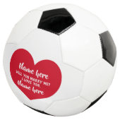 Vorschlag für das Rote Herz Fußball (Dreiviertel)