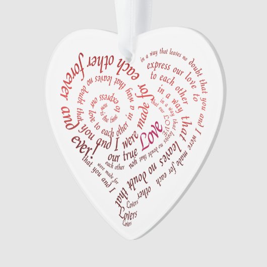 Vorschlag für die jeweils andere Verlobung Ornament (Vorderseite)