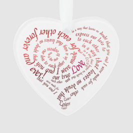 Vorschlag für die jeweils andere Verlobung Ornament