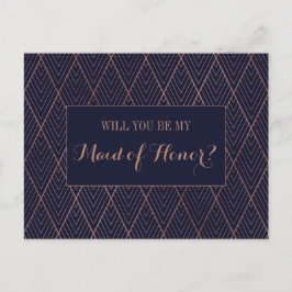 Vorschlag für die kundenspezifische Trauzeugin von Einladungspostkarte