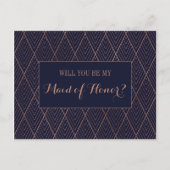 Vorschlag für die kundenspezifische Trauzeugin von Einladungspostkarte (Vorderseite)