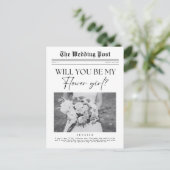 Vorschlag für ein Blumenmädchen, Custom Newspaper Postkarte (Stehend Vorderseite)