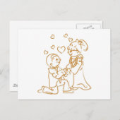 Vorschlag für ein Knie Postkarte (Vorne/Hinten)