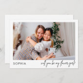 Vorschlag für ein Minimalistisches Schwarzes Foto (Vorne/Hinten)