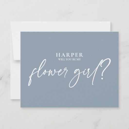 Vorschlag für ein moderner Minimal Dusty Blue Flow (Vorderseite)