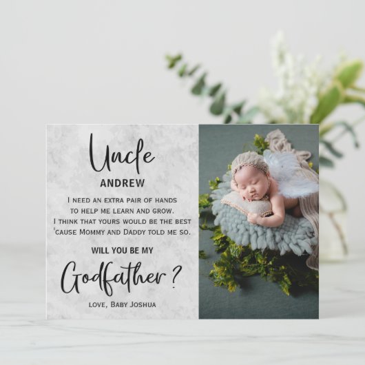 Vorschlag für ein modernes Foto aus Marmor (Stehend Vorderseite)