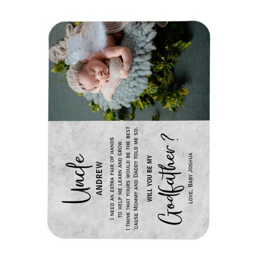 Vorschlag für ein modernes Foto aus Marmor Magnet (Vertikal)