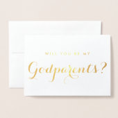 Vorschlag für ein modernes Foto - Eltern Folienkarte (Vorderseite mit Umschlag)