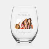 Vorschlag für ein modernes Foto Weinglas Ohne Stiel (Vorderseite)