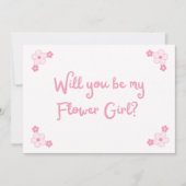 Vorschlag für ein niedliches Rosa Girly Personalis Karte (Vorderseite)