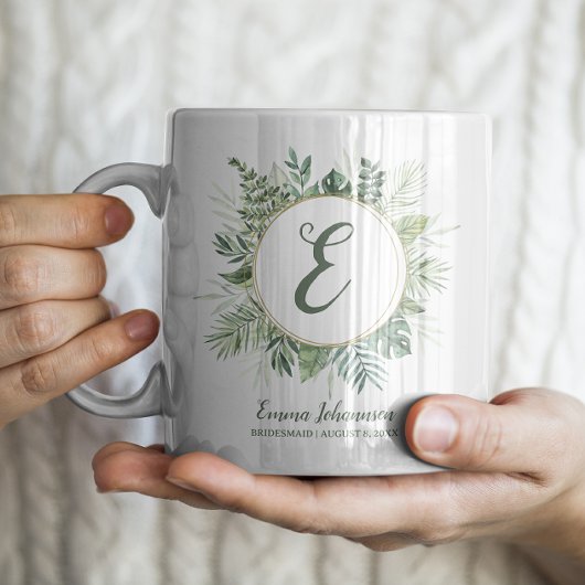 Vorschlag für ein personalisiertes Bridesmaid-Brau Kaffeetasse