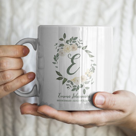 Vorschlag für ein personalisiertes Bridesmaid-Brau Kaffeetasse