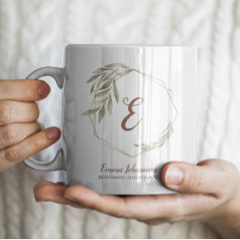 Vorschlag für ein personalisiertes Bridesmaid-Brau Kaffeetasse