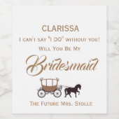 Vorschlag für ein Weinetikett für Jungtiere (Einzelnes Label)