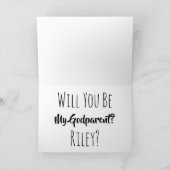 Vorschlag für eine besondere Anforderung Karte (Innenseite)