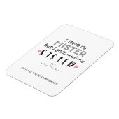 Vorschlag für eine Brautjungfrau Magnet (Linke Seite)