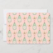 Vorschlag für eine Bridesmaid-Broschüre für Retro- Einladung (Rückseite)