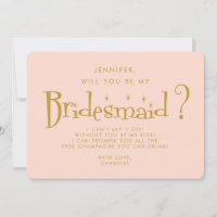 Vorschlag für eine Bridesmaid-Broschüre für Retro-