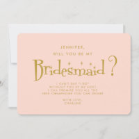 Vorschlag für eine Bridesmaid-Broschüre für Retro-