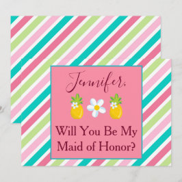 Vorschlag für eine charmante Trauzeugin Einladung