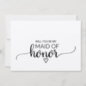 Vorschlag für eine einfache Kraft-Kalligrafie-Trau Einladung (Vorderseite)