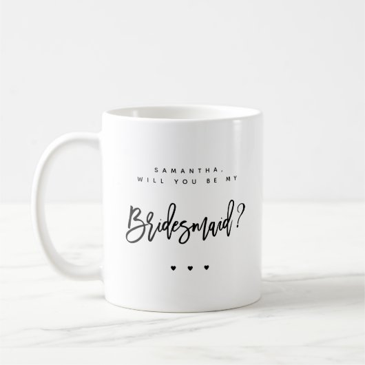 Vorschlag für eine einfache, moderne, schicke Brid Kaffeetasse (Links)