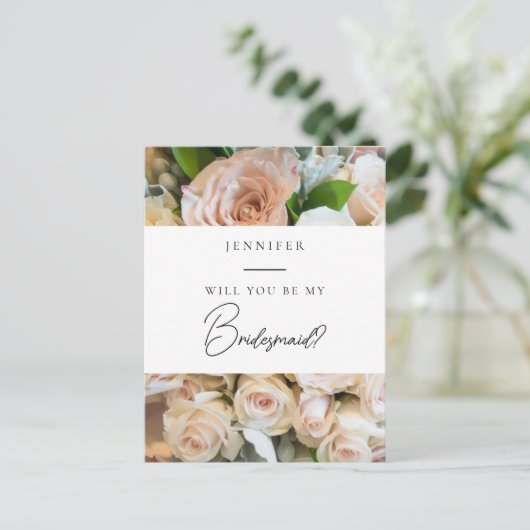 Vorschlag für eine elegante Blumenübersicht Postkarte (Stehend Vorderseite)