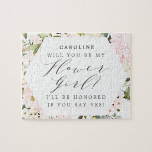 Vorschlag für eine Girl-Blume mit geometrischen Bl Puzzle