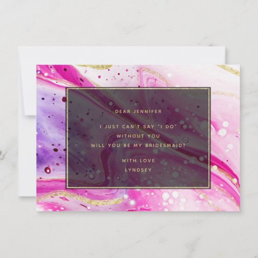 Vorschlag für eine Goldmedaille für rosafarbenes M (Rückseite)