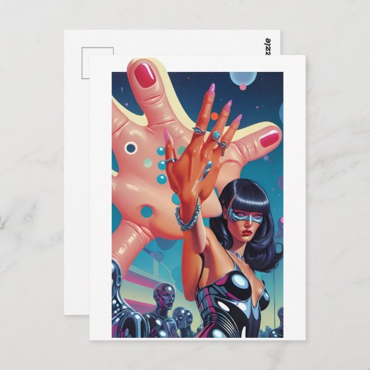 Vorschlag für eine grenzüberschreitende Ehe Postkarte (Vorne/Hinten)