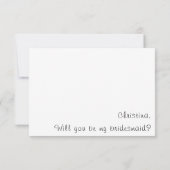 Vorschlag für eine Hochzeitshilfe (Rückseite)