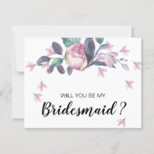 Vorschlag für eine hübsch rosa Floral Bridesmaid