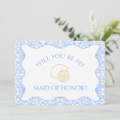 Vorschlag für eine italienische Trauzeugin für Zit Karte (Stehend Vorderseite)