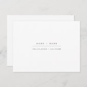 Vorschlag für eine Minimalistische Bridmaid-Brücke Postkarte (Vorne/Hinten)