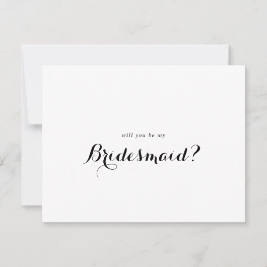 Vorschlag für eine moderne Kalligrafie Mitteilungskarte (Vorderseite)