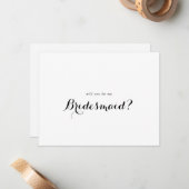 Vorschlag für eine moderne Kalligrafie Mitteilungskarte (Vorderseite/Rückseite Beispiel)