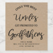 Vorschlag für eine moderne Kraft Textur Weinetikett (Einzelnes Label)