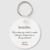 Vorschlag für eine moderne Skriptillustrierung Schlüsselanhänger (Rückseite)