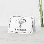 Vorschlag für eine niedliche Blumenblume Karte (Vorderseite)