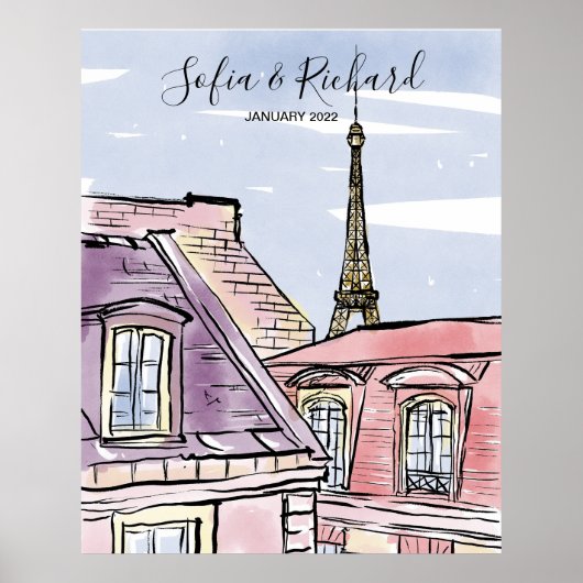 Vorschlag für eine Pariser Verlobung, Jubiläumsges Poster (Vorne)