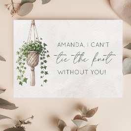 Vorschlag für eine personalisierte botanische Pfla Mitteilungskarte