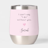 Vorschlag für eine Personalisierte Trauzeugin in R (Rückseite)